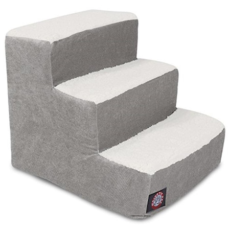 River Soap Co MajesticPet  3 Step Villa Sherpa Pet Stairs, Vintage MA331225